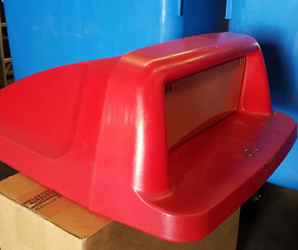 Used 240lt Cabri Lid – Red